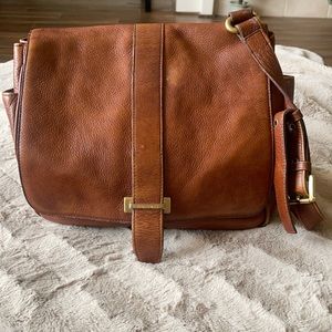 Brahmin Cognac Leather Bag